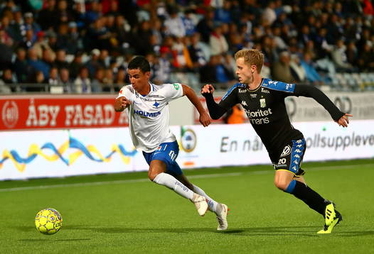 Norrköpings Ian Smith och IFK Göteborgs Victor Wernersson