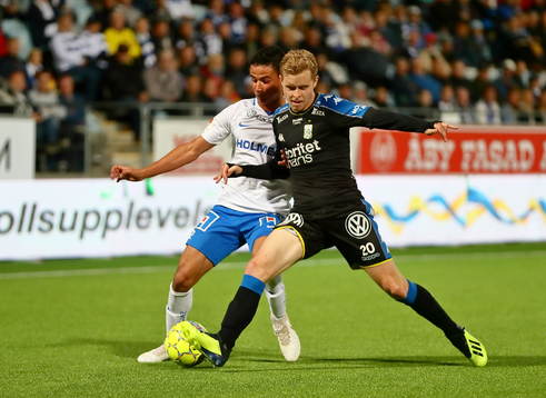 Norrköpings Ian Smith och IFK Göteborgs Victor Wernersson