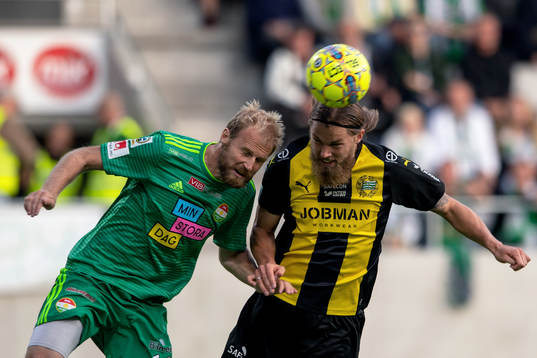 Dalkurds Markus Thorbjörnsson och Hammarbys Björn Paulsen