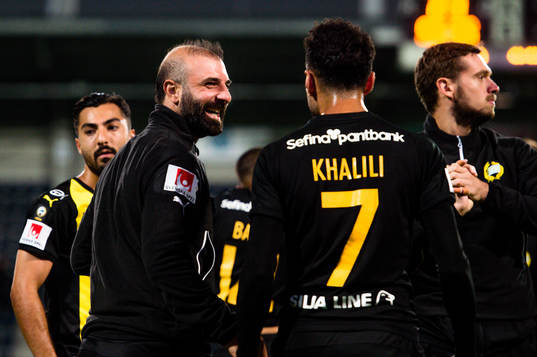 Hammarbys Kennedy Bakircioglu jublar