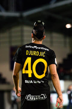 Hammarbys Nikola Djurdjic med mask