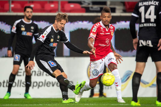 Örebros Martin Lorentzson och Kalmars Mikael Dyrestam