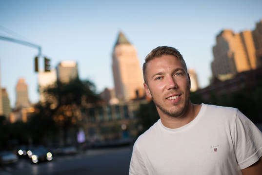 Anton Tinnerholm, player in the MLS football team New York