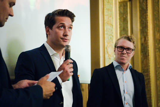 Växjös tränare Sam Hallam och Tuomas Kiiskinen