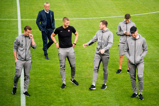Lars Bohinen, head coach of Aalesund, and the Aalesund