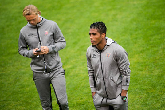 Jørgen Hatlehol and Erikson Spinola Lima of Aalesund
