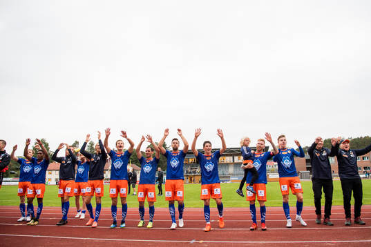 The players of Aalesund celebrate