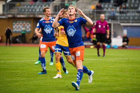 Torbjørn Agdestein of Aalesund reacts
