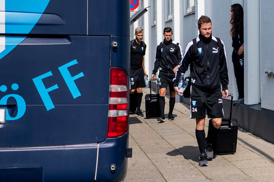 Rasmus Bengtsson, Marcus Antonsson and Lasse Nielsen of