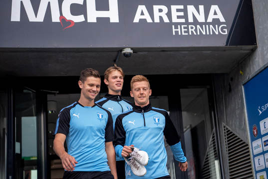 Marcus Antonsson, Hugo Andersson and  Anders Christiansen