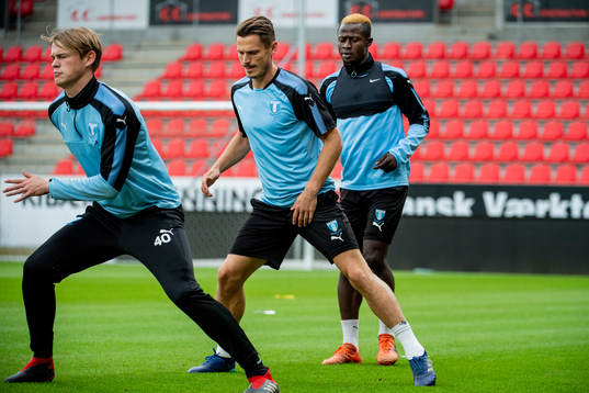 Hugo Andersson, Markus Rosenberg and Bonke Innocent of