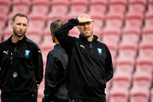 Assistant coach Olof Persson of Malmö FF