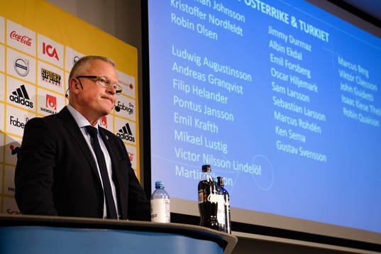 Sveriges förbundskapten Janne Andersson