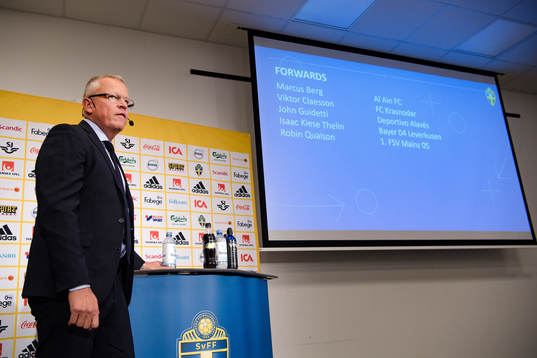 Sveriges förbundskapten Janne Andersson