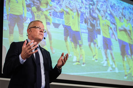 Sveriges förbundskapten Janne Andersson