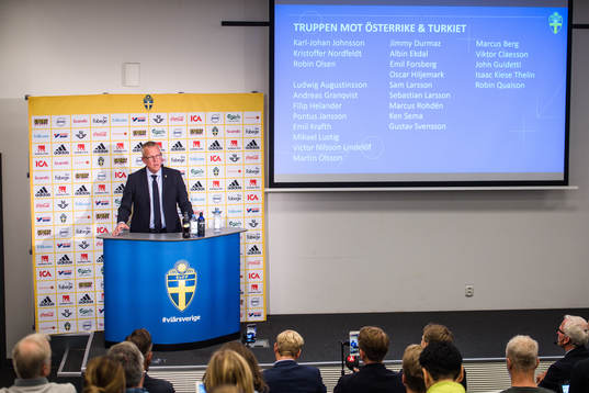Sveriges förbundskapten Janne Andersson