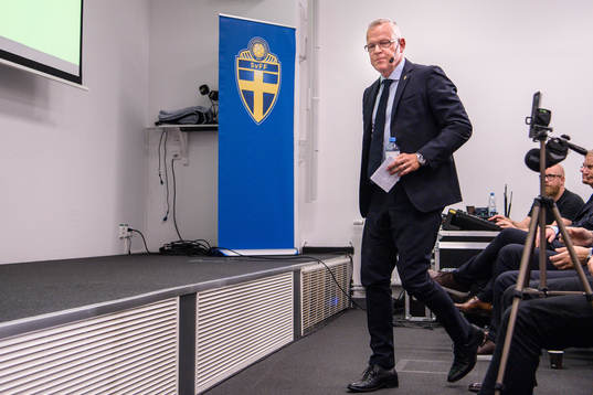 Sveriges förbundskapten Janne Andersson