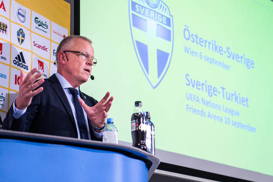 Sveriges förbundskapten Janne Andersson