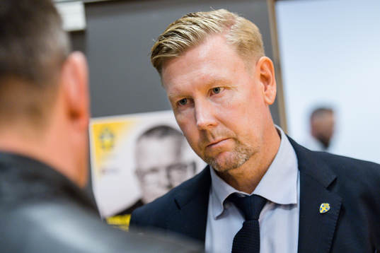 Sveriges assisterande förbundskapten Peter Wettergren