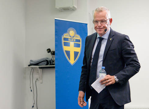 Sveriges förbundskapten Janne Andersson