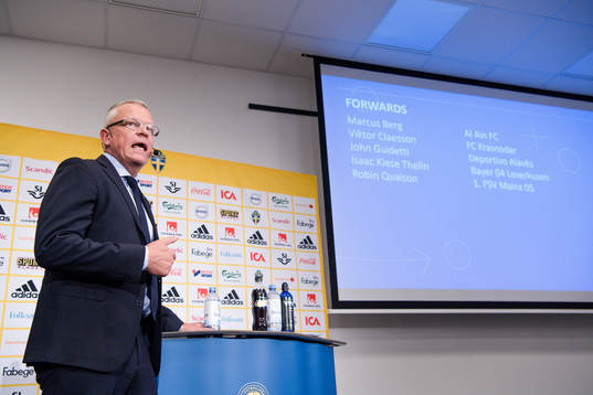 Sveriges förbundskapten Janne Andersson