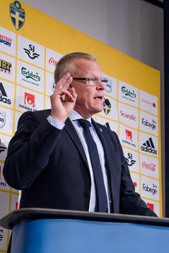 Sveriges förbundskapten Janne Andersson