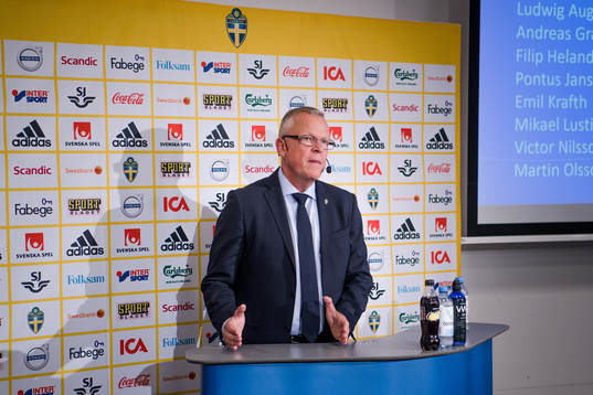 Sveriges förbundskapten Janne Andersson