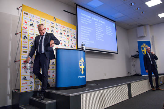 Sveriges förbundskapten Janne Andersson