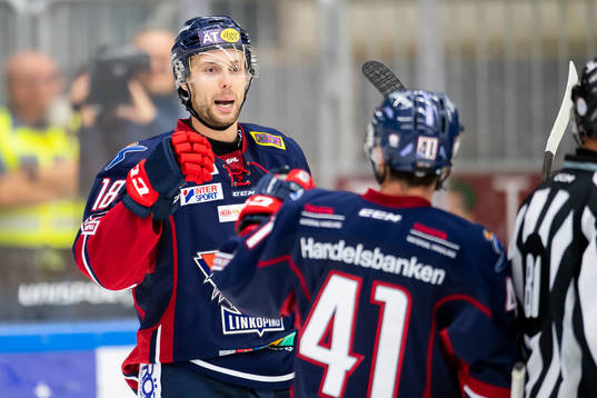Linköping James Wright jublar