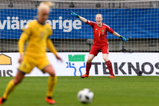 Sveriges målvakt Hedvig Lindahl