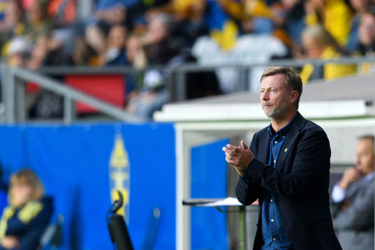 Sveriges förbundskapten Peter Gerhardsson