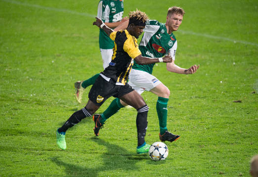 IFK Hässleholms Nathaniel Tongovula i matchen i division 2