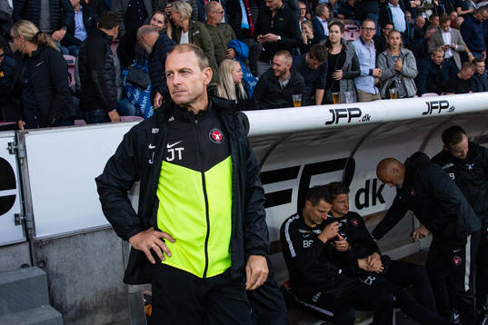Coach Jess Thorup of Midtjylland