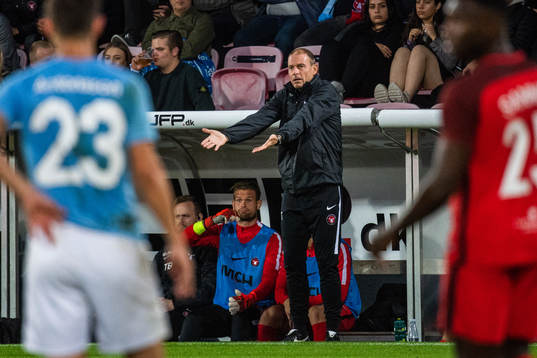 Coach Jess Thorup of Midtjylland