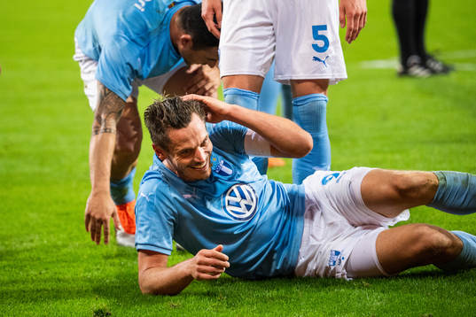Markus Rosenberg of Malmö FF celebrates