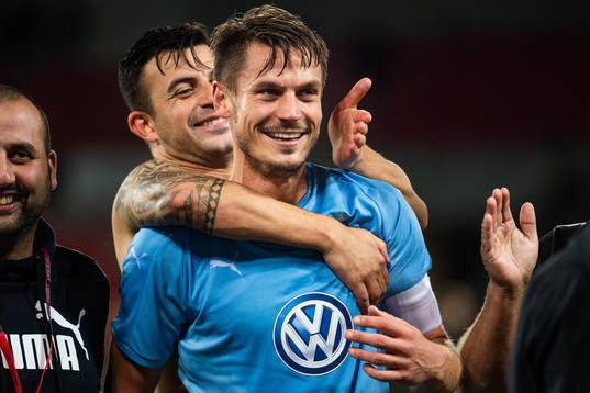 Markus Rosenberg of Malmö FF celebrates