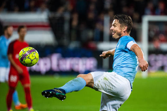 Markus Rosenberg of Malmö FF celebrates