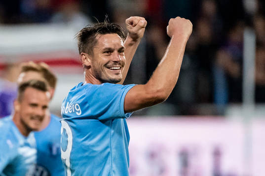Markus Rosenberg celebrates