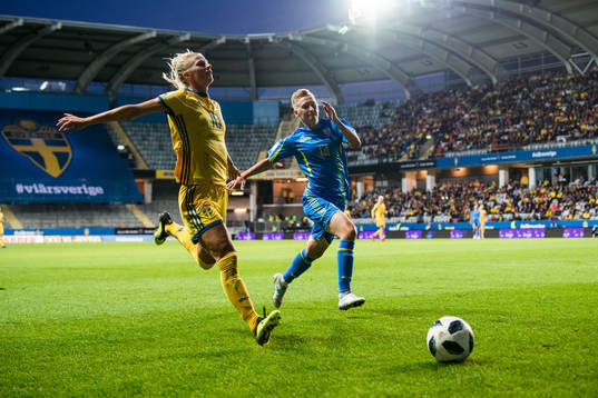Sveriges Sofia Jakobsson och Ukrainas Liubov Shmatko