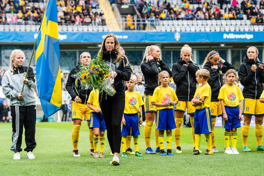 Lotta Schelin avtackas
