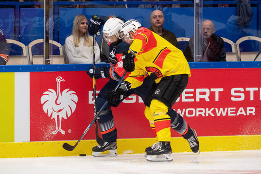 Daniel Rahimi of Växjö and Jan Mursak of Berns