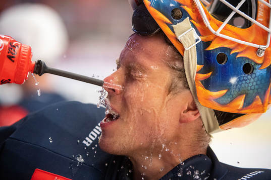Goalkeeper Viktor Fasth of Växjö