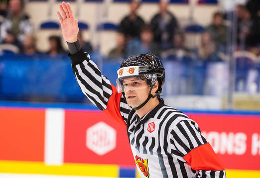 Referee Anton Gofman