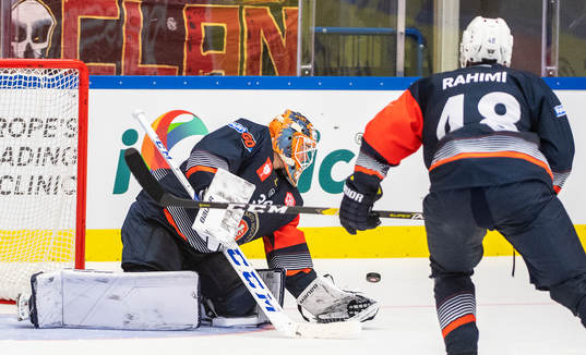Goalkeeper Viktor Fasth of Växjö