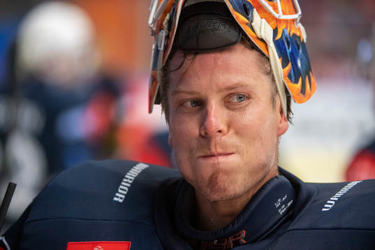 Goalkeeper Viktor Fasth of Växjö