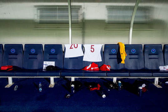 The shirts of Emilie Bosshard Haavi and Synne Skinnes