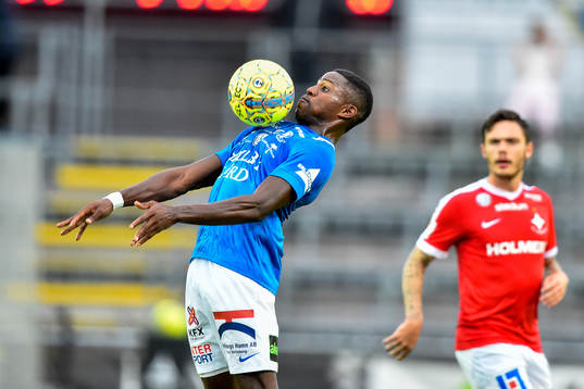 Trelleborgs Kofi Sarkodie och Norrköpings David Moberg