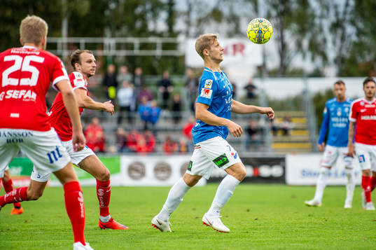 Trelleborgs Erik Andersson mot Norrköpings Lars Christian