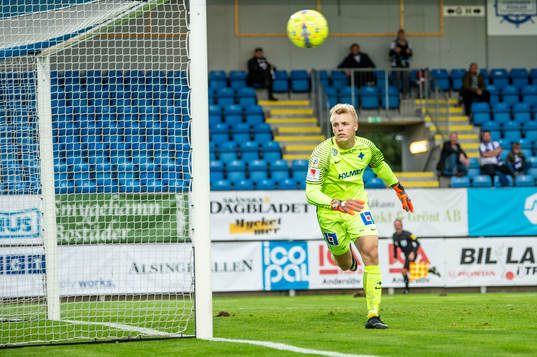 Norrköpings målvakt Isak Pettersson