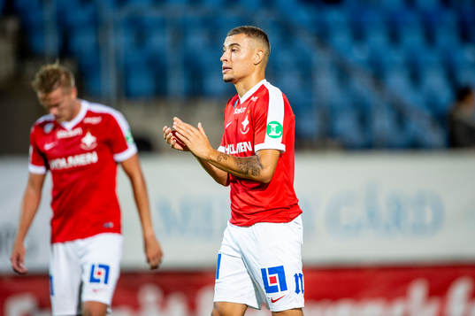 Norrköpings Jordan Larsson deppar